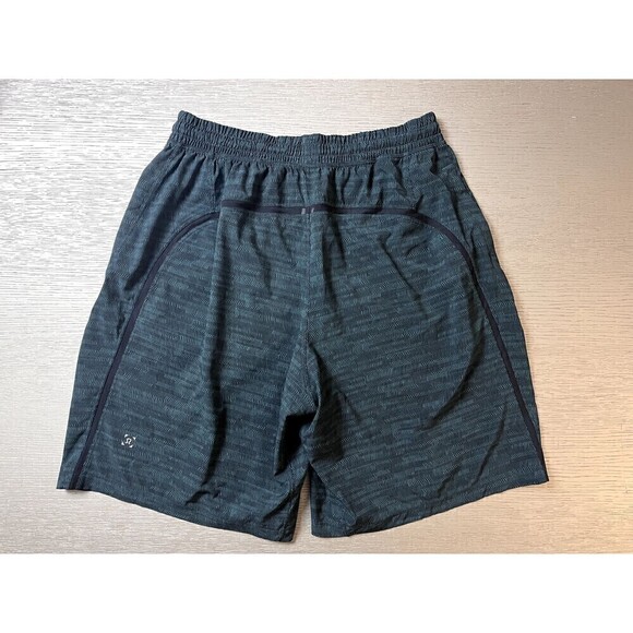 Lululemon Men’s Green/Black Pace Breaker Short 9" Linerless Size Medium - Picture 5 of 8
